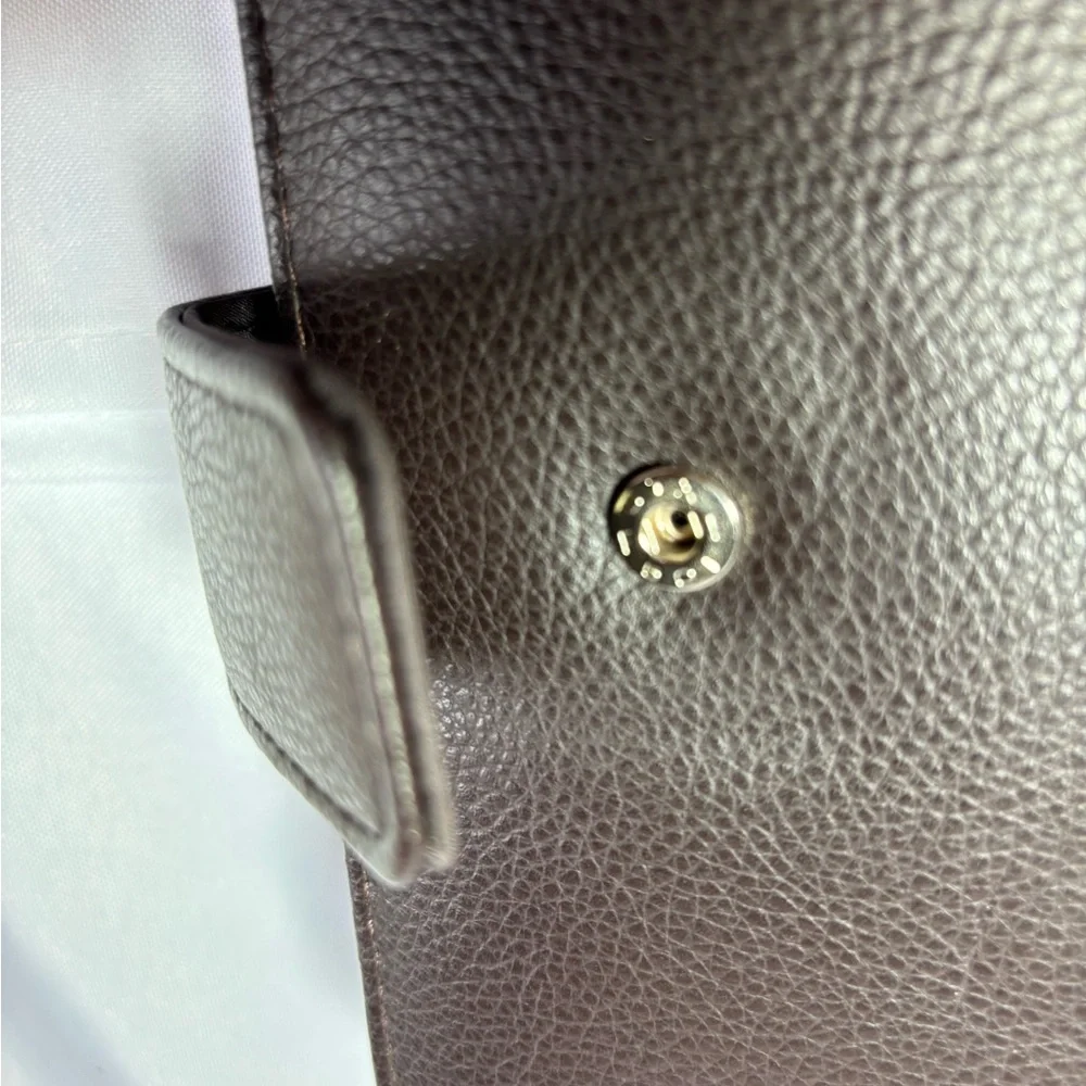 Mundi Mundex Dark Brown Tab Agenda with Snap Closure